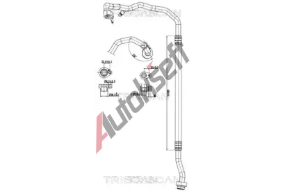 TRISCAN Vysokotlak� / n�zkotlak� veden� klimatizace TRI 9010 29097, 9010 29097