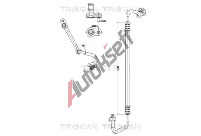 TRISCAN Vysokotlaké / nízkotlaké vedení klimatizace TRI 9010 43002, 9010 43002 TRISCAN Vysokotlaké / nízkotlaké vedení klimatizace TRI 9010 43002, 9010 43002