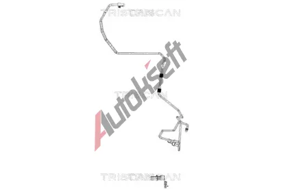 TRISCAN Vysokotlaké / nízkotlaké vedení klimatizace TRI 9010 69001, 9010 69001 TRISCAN Vysokotlaké / nízkotlaké vedení klimatizace TRI 9010 69001, 9010 69001