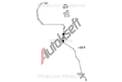 TRISCAN Vysokotlaké / nízkotlaké vedení klimatizace TRI 9010 69002, 9010 69002 TRISCAN Vysokotlaké / nízkotlaké vedení klimatizace TRI 9010 69002, 9010 69002