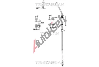 TRISCAN Vysokotlaké / nízkotlaké vedení klimatizace TRI 9010 81006, 9010 81006 TRISCAN Vysokotlaké / nízkotlaké vedení klimatizace TRI 9010 81006, 9010 81006