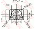 TRW Vlec kolov brzdy TRW BWA130, BWA130