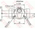TRW Vlec kolov brzdy TRW BWB139, BWB139