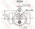 TRW Vlec kolov brzdy TRW BWC157, BWC157