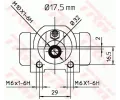 TRW Vlec kolov brzdy TRW BWC227, BWC227