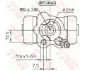 TRW Vlec kolov brzdy TRW BWC250, BWC250