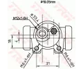TRW Vlec kolov brzdy TRW BWD115, BWD115