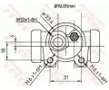 TRW Vlec kolov brzdy TRW BWD130, BWD130