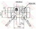 TRW Vlec kolov brzdy TRW BWD181, BWD181
