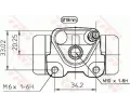 TRW Vlec kolov brzdy TRW BWD271, BWD271
