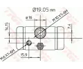 TRW Vlec kolov brzdy TRW BWD291, BWD291