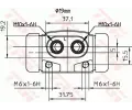 TRW Vlec kolov brzdy TRW BWD293, BWD293