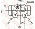 TRW Brzdov vleek TRW BWD307T, BWD307T