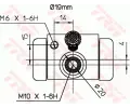 TRW Brzdov vleek TRW BWD316, BWD316