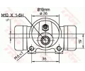 TRW Brzdov vleek TRW BWD326, BWD326