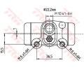 TRW Vlec kolov brzdy TRW BWH300, BWH300