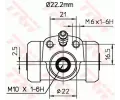 TRW Vlec kolov brzdy TRW BWH377, BWH377