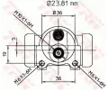 TRW Brzdov vleek TRW BWK106, BWK106