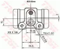 TRW Vlec kolov brzdy TRW BWN240, BWN240