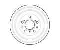TRW Brzdov buben - 254 mm TRW DB4023, DB4023