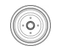 TRW Brzdov buben - 230 mm TRW DB4083, DB4083
