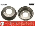 TRW Brzdov� buben - 254 mm&nbsp;&dash;&nbsp;TRW DB4084