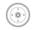 TRW Brzdov buben TRW DB4143, DB4143