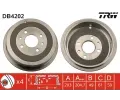 Brzdový buben TRW ‐ TRW DB4202 Brzdový buben TRW ‐ TRW DB4202