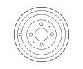 TRW Brzdov buben - 203 mm TRW DB4202, DB4202