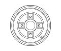 TRW Brzdov buben - 203,1 mm TRW DB4212, DB4212