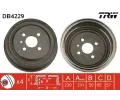 Brzdový buben TRW ‐ TRW DB4229 Brzdový buben TRW ‐ TRW DB4229