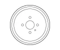TRW Brzdov buben - 230 mm TRW DB4229, DB4229