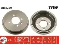 Brzdov buben TRW ‐ TRW DB4259