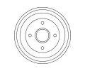 TRW Brzdov buben - 203 mm TRW DB4275, DB4275