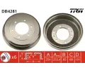 Brzdov buben TRW ‐ TRW DB4281