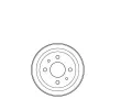TRW Brzdov buben - 185 mm TRW DB4295, DB4295