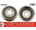 Brzdový buben TRW ‐ TRW DB4299 Brzdový buben TRW ‐ TRW DB4299