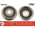 TRW Brzdov buben - 230 mm ‐ TRW DB4300