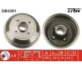 Brzdov buben TRW ‐ TRW DB4301