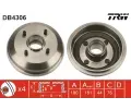 Brzdov buben TRW ‐ TRW DB4306