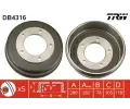 Brzdov buben TRW ‐ TRW DB4316