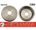 Brzdov buben TRW ‐ TRW DB4339