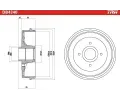 TRW Brzdov buben - 203,3 mm TRW DB4340, DB4340