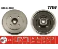 Brzdov buben TRW ‐ TRW DB4348B