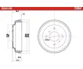 TRW Brzdov buben - 203 mm TRW DB4349, DB4349