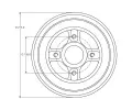 TRW Brzdov buben TRW DB4363MR, DB4363MR