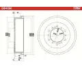 TRW Brzdov buben TRW DB4366, DB4366