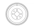 TRW Brzdov buben - 228 mm TRW DB4387, DB4387