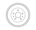 TRW Brzdov buben - 228 mm TRW DB4392, DB4392
