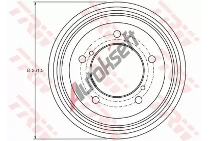 TRW Brzdov buben TRW DB4421, DB4421